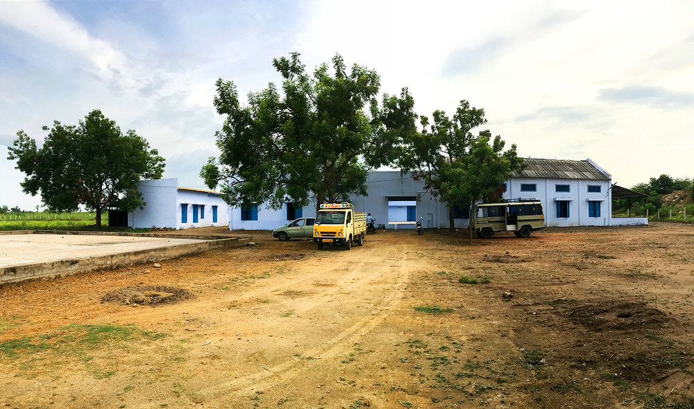 The new fabrication hall and headquarter of ROPE in Kuchampatti.