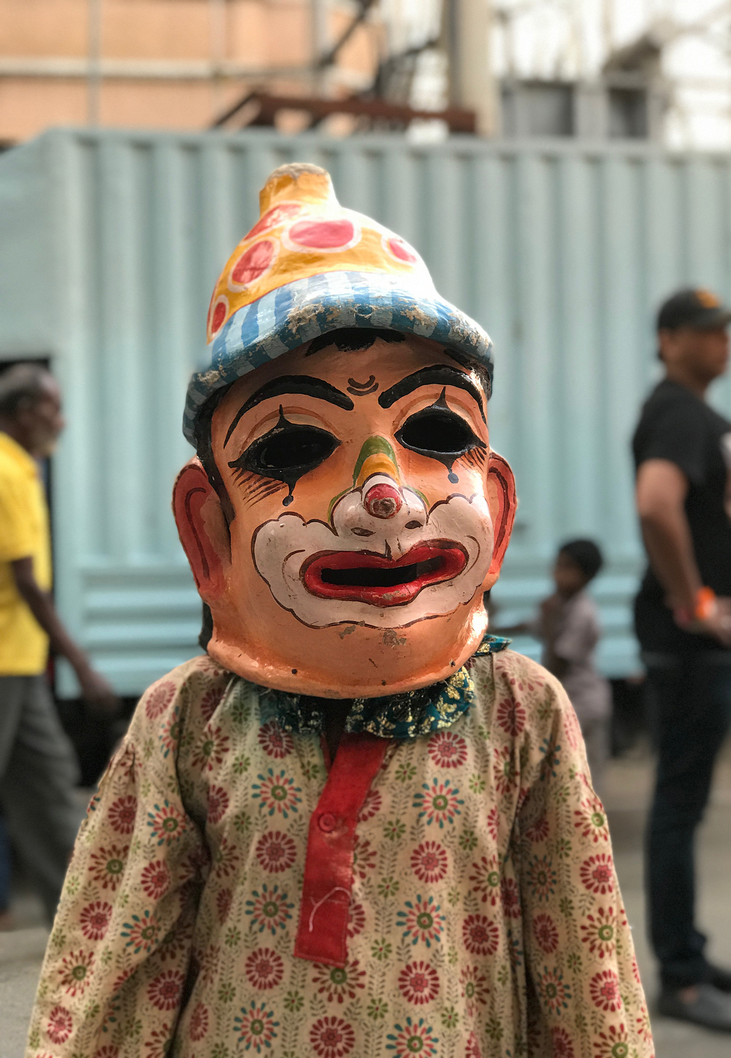 Actor of a festival at Shanthi Road, Bangalore