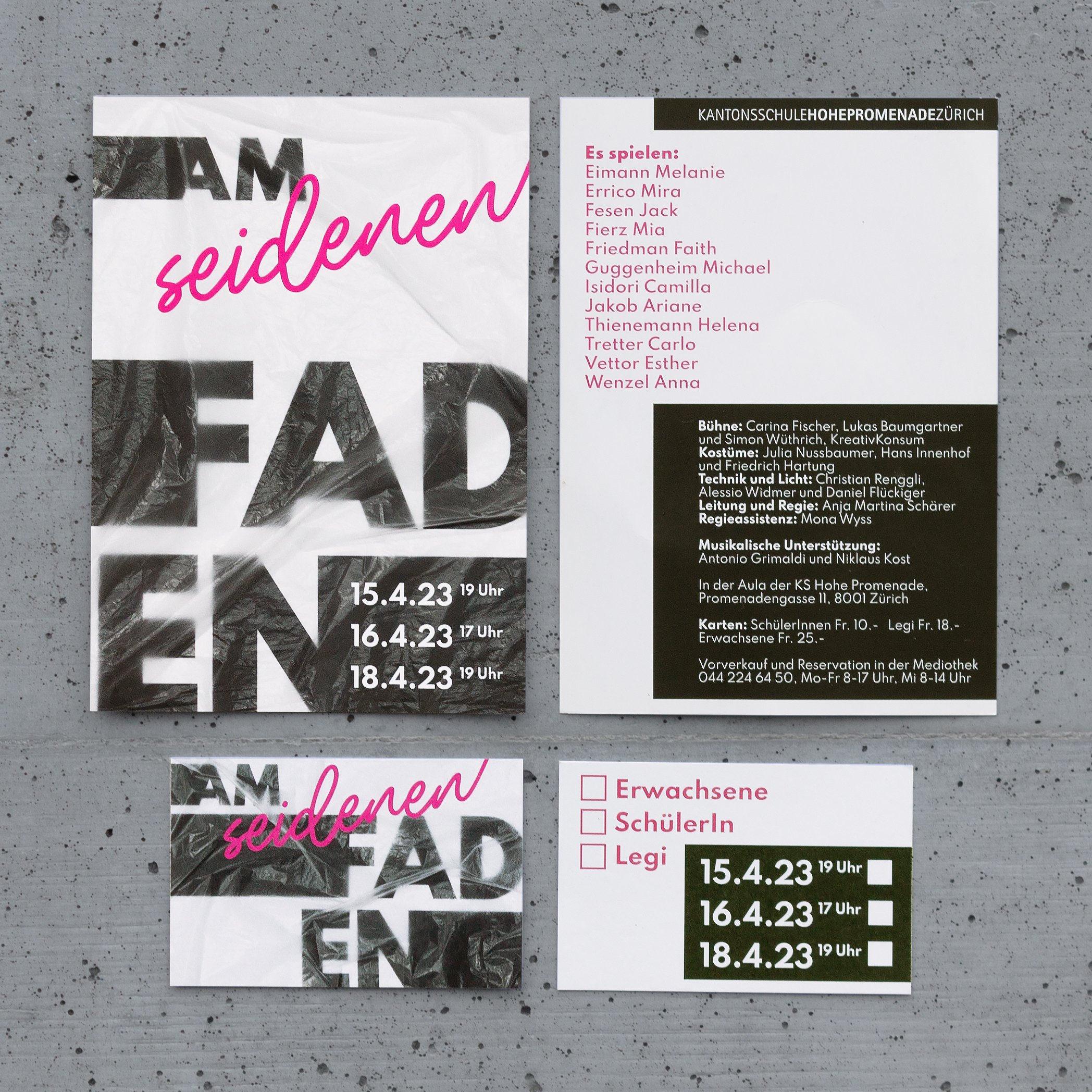 Flyer und Tickets