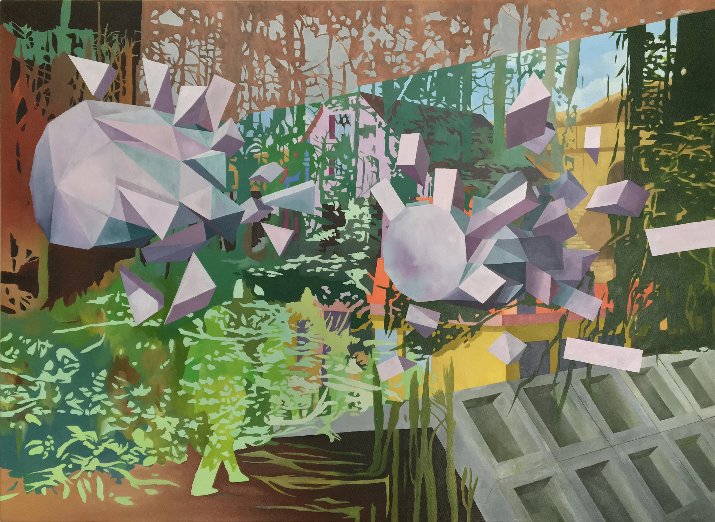 Revolution Oil on linen 82cm x 112cm, 2019