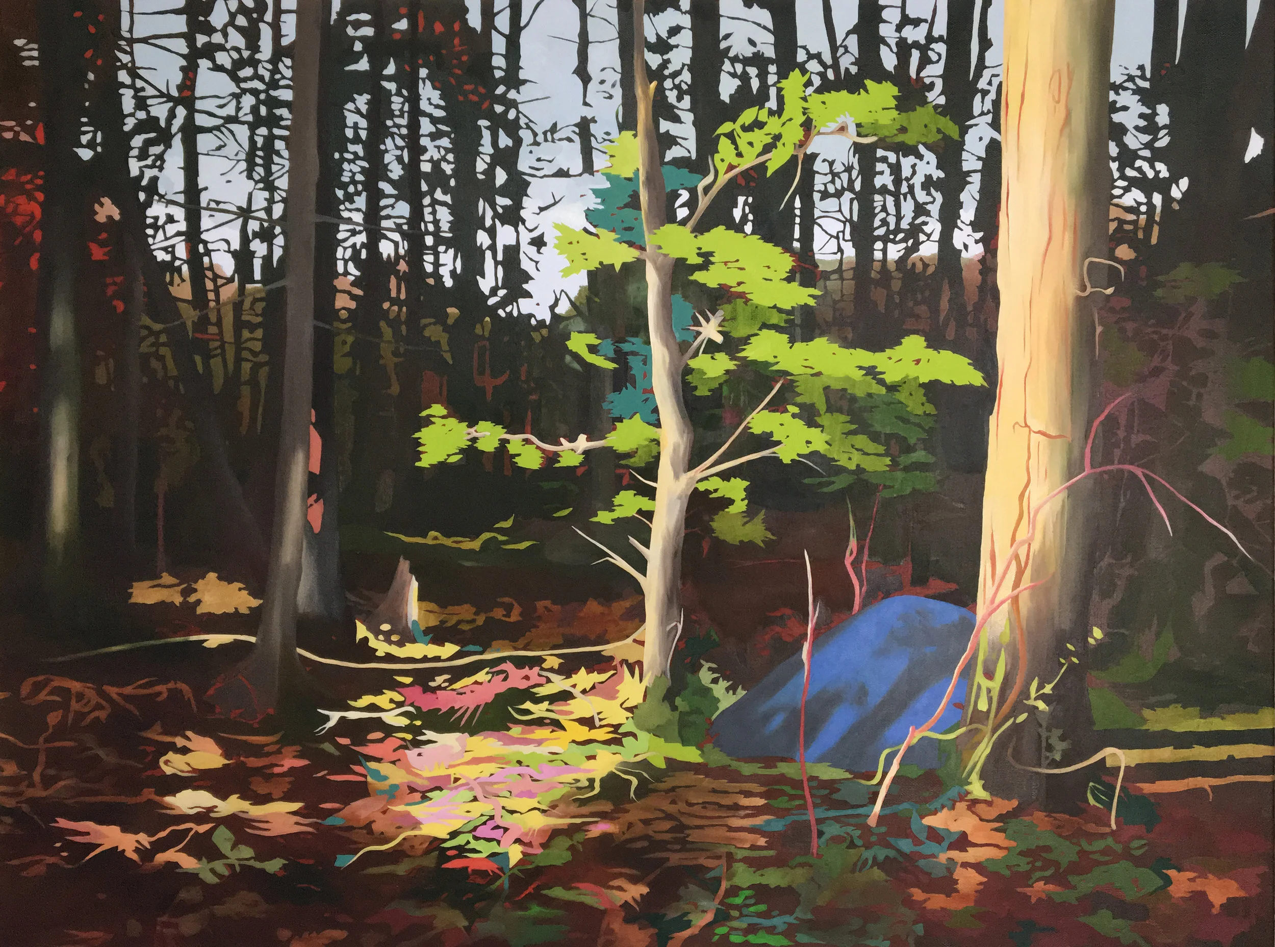 Untitled Oil on linen, 77cm x 102cm, 2019