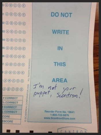 Show those standardized tests who's boss.