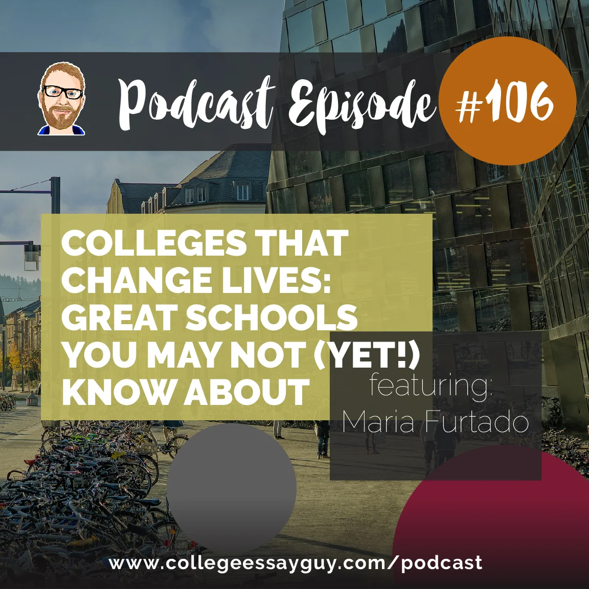 My guest is Maria Furtado, the Executive Director of Colleges That Change Lives (aka CTCL), a nonprofit organization dedicated to the advancement and support of a student-centered college search process.