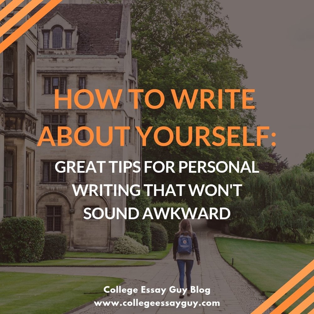 Does writing about yourself feel like pulling teeth? Learn how to write about yourself &amp; your personal life in a college essay without sounding awkward or stuck up.