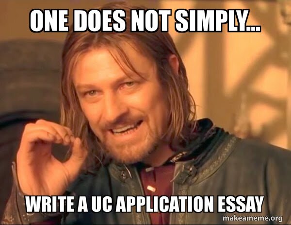 essay for uc application