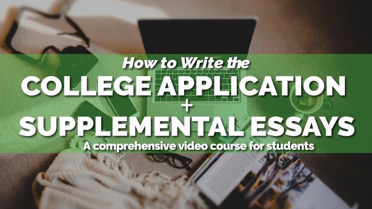 Writing An Essay For College Application 6play