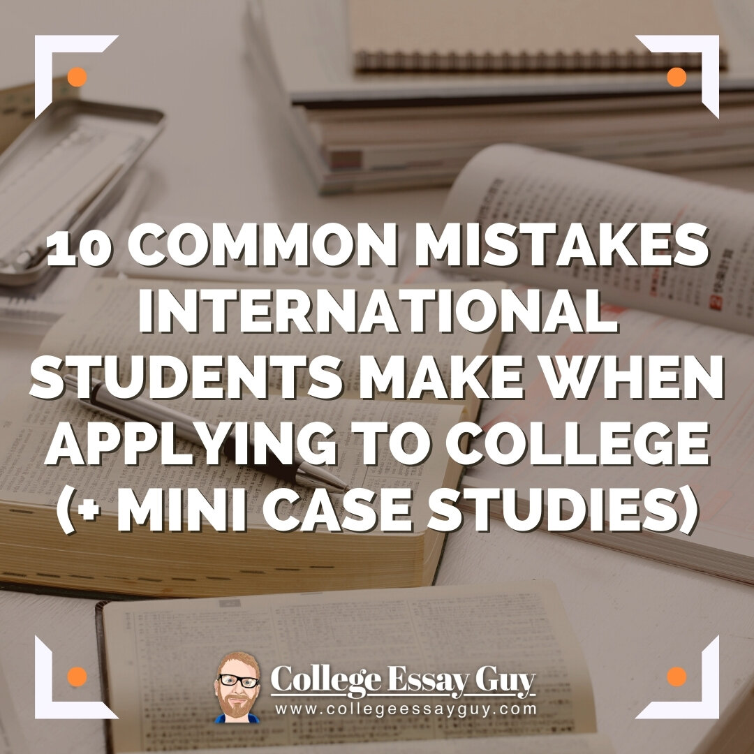 common mistakes on college application essay