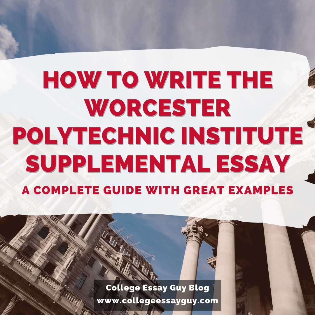wpi supplemental essay examples