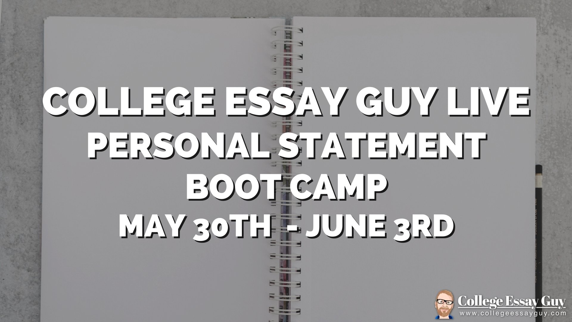 CEG LIVE: How to Write the Personal Statement Boot Camp (Counselor Registration Required)