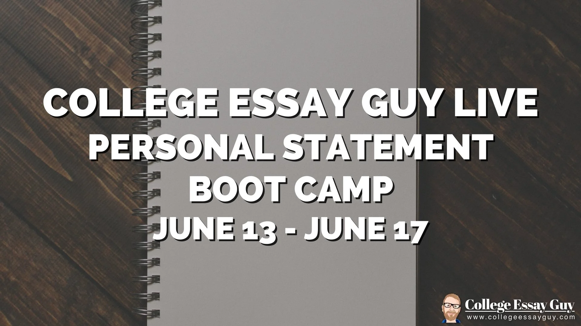 CEG LIVE: How to Write the Personal Statement Boot Camp (Counselor Registration Required)