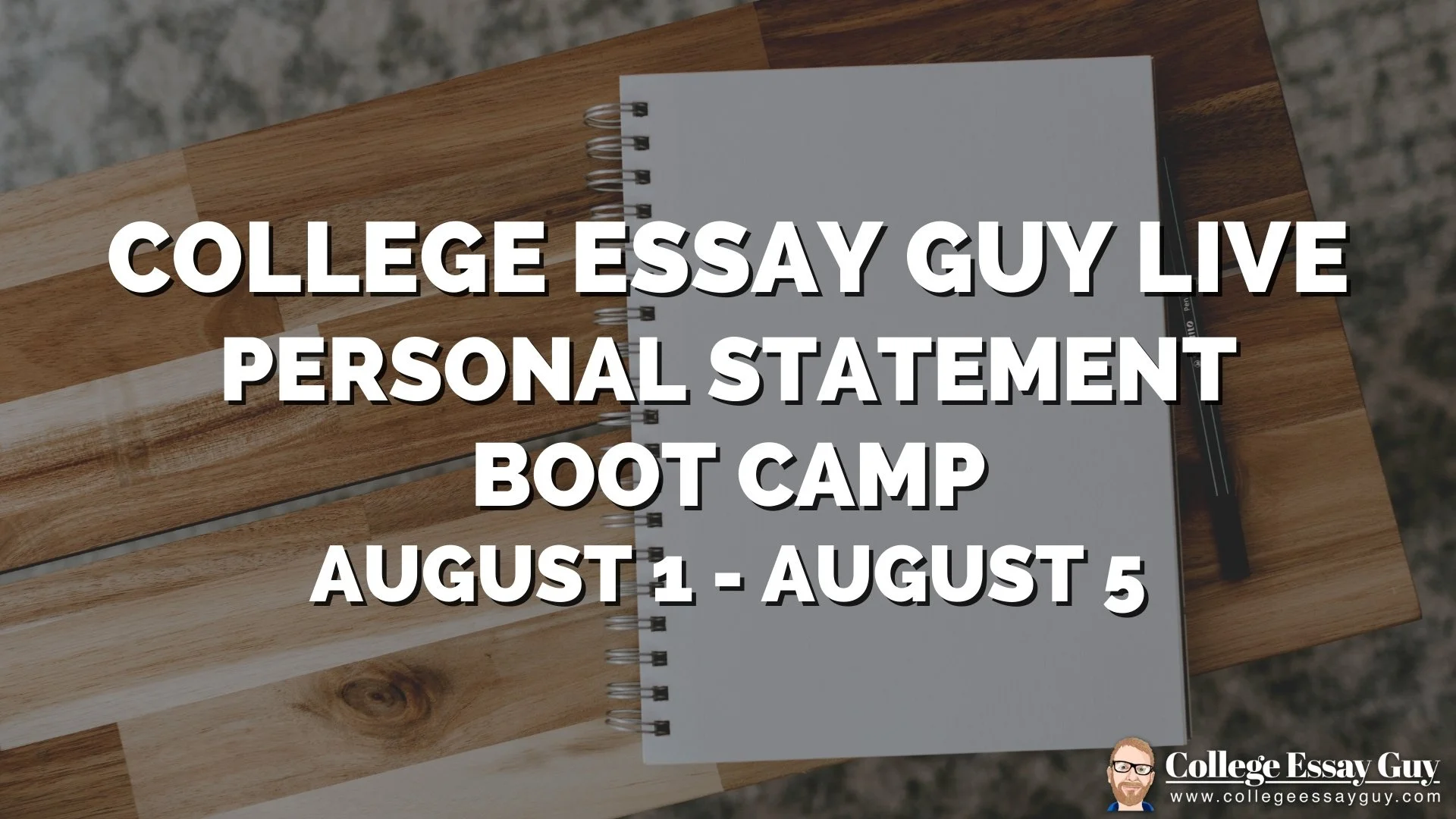 CEG LIVE: How to Write the Personal Statement Boot Camp (Counselor Registration Required)
