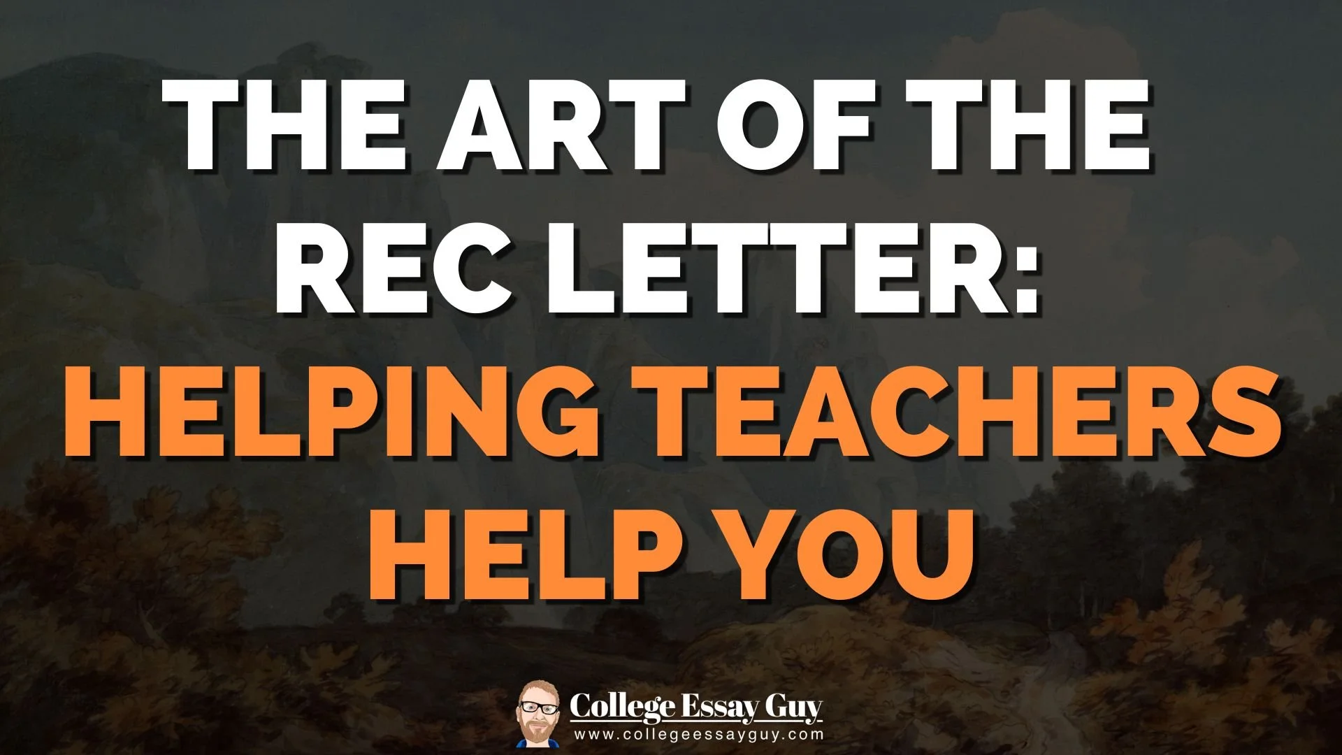 The Art of the Rec Letter: Helping Teachers Help You