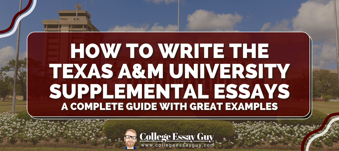 texas a&m admission essay examples