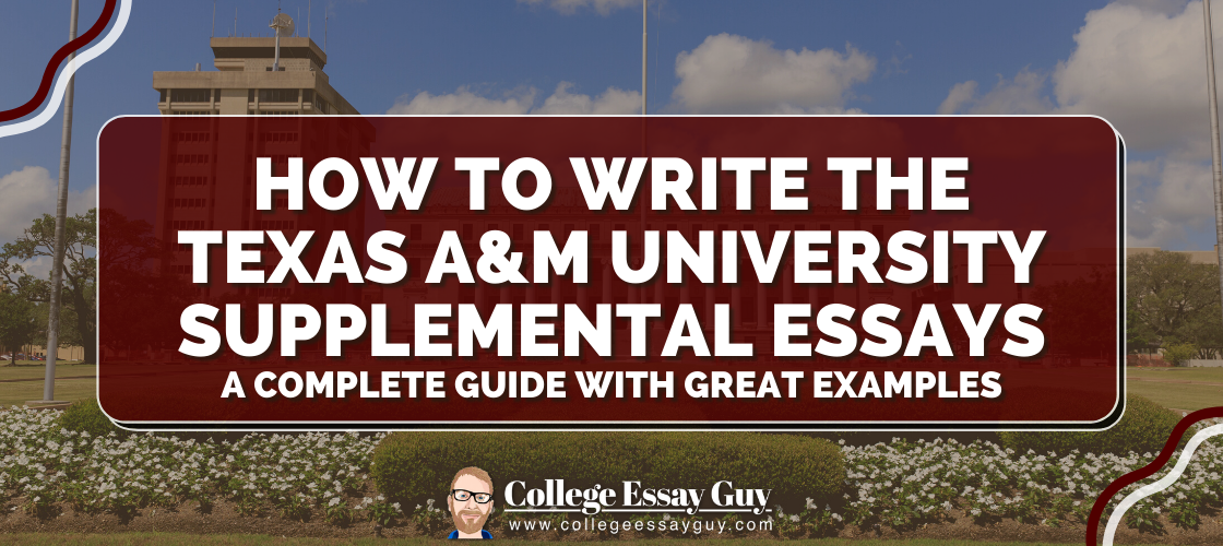 does texas a&m require essay