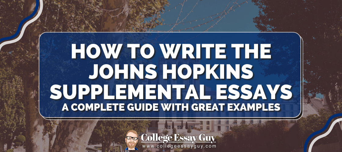 johns hopkins supplemental essay 2023