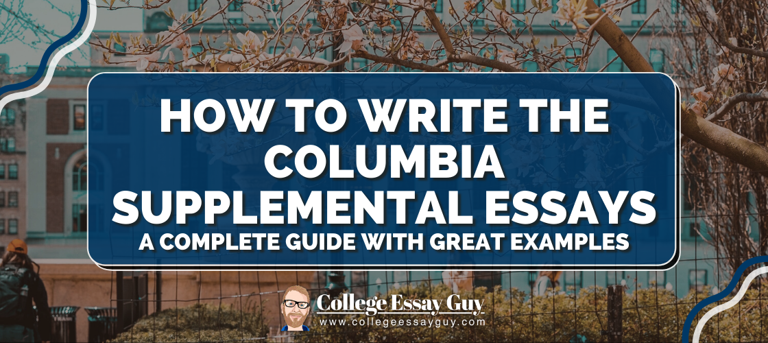 columbia university essay guide