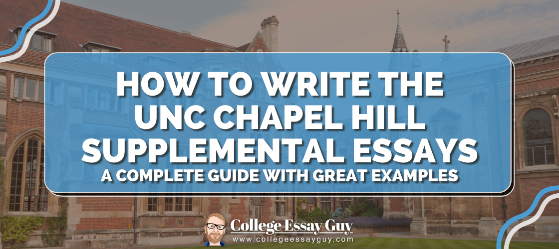 unc chapel hill common app essay