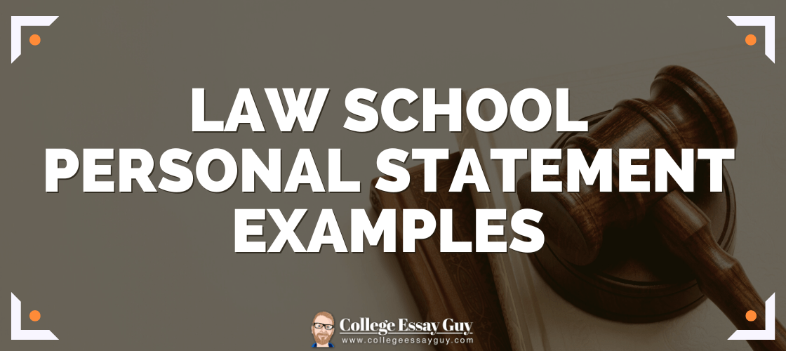 law school personal statements examples