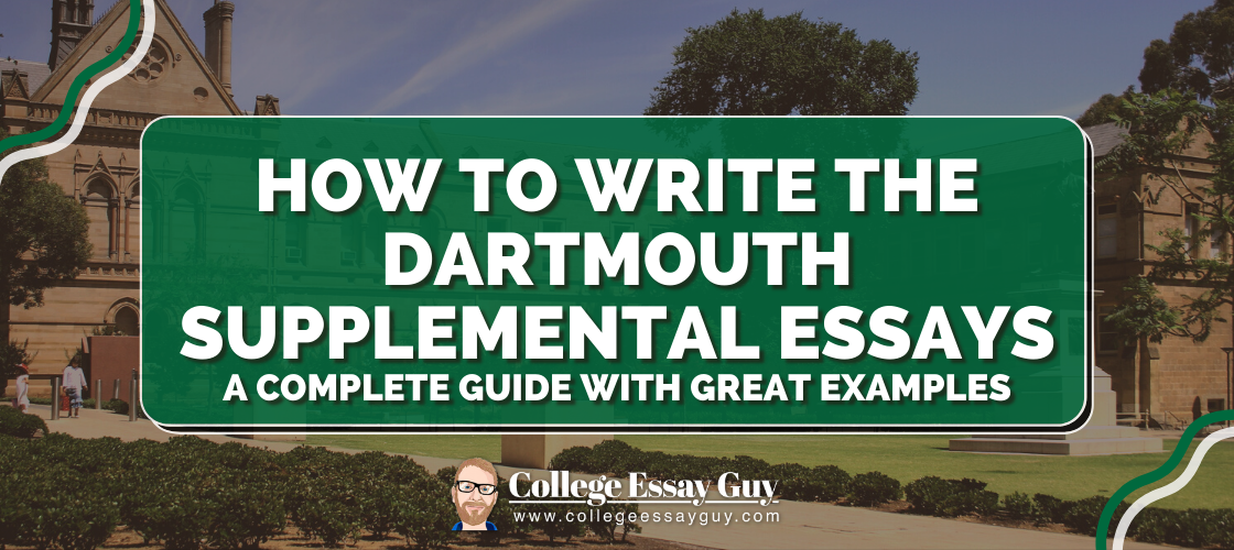 dartmouth supplemental essay prompts