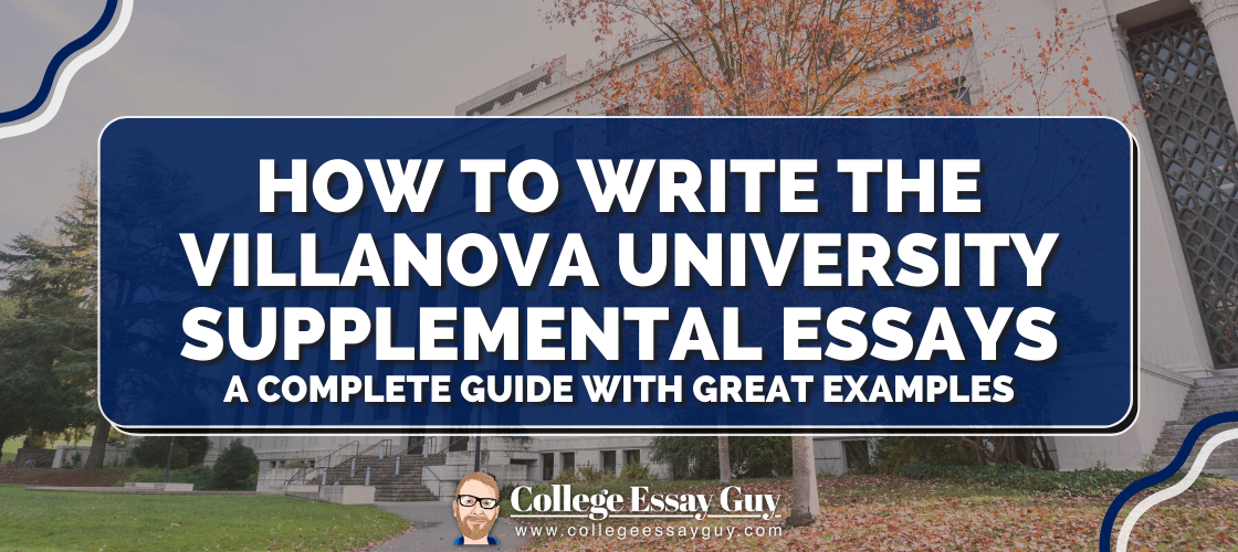 college essay guy villanova supplemental