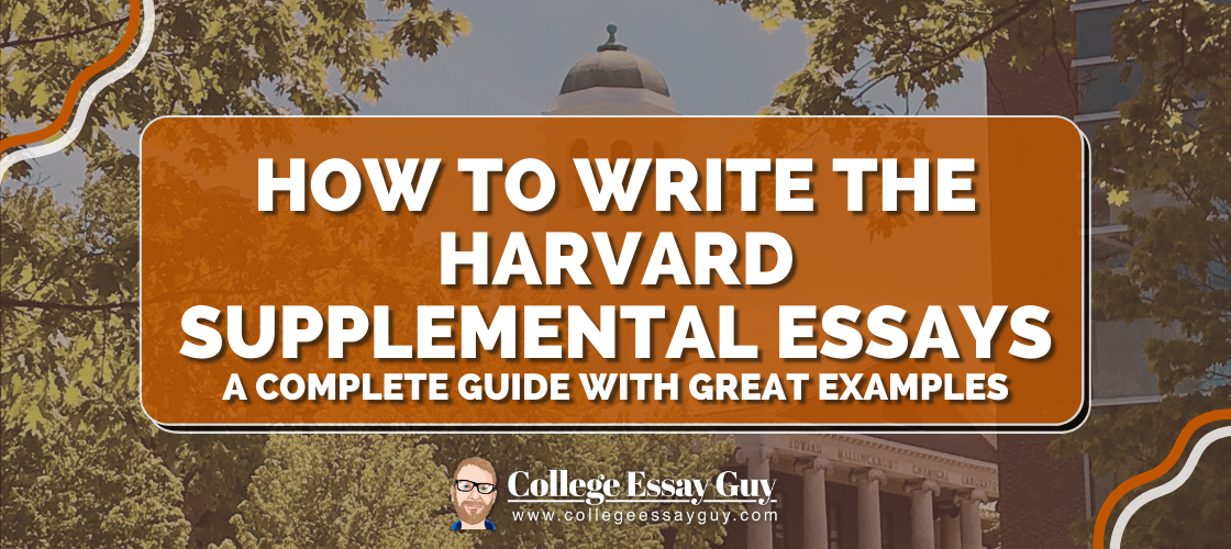harvard supplemental essay format