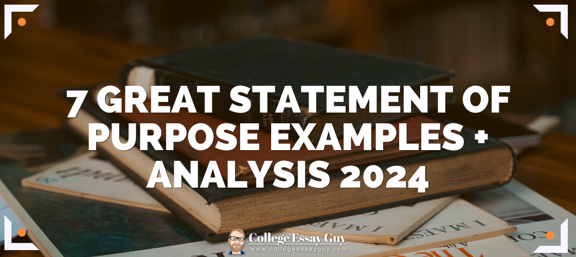 what is a statement of purpose in an essay