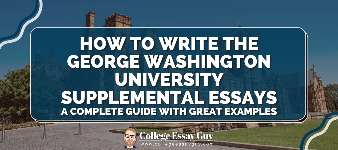 gwu supplemental essay