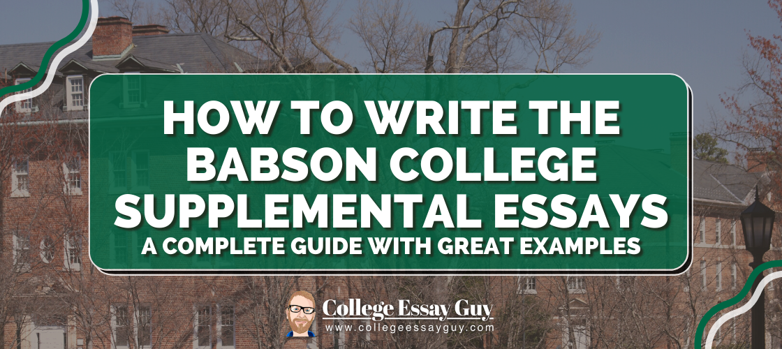 college essay guy babson