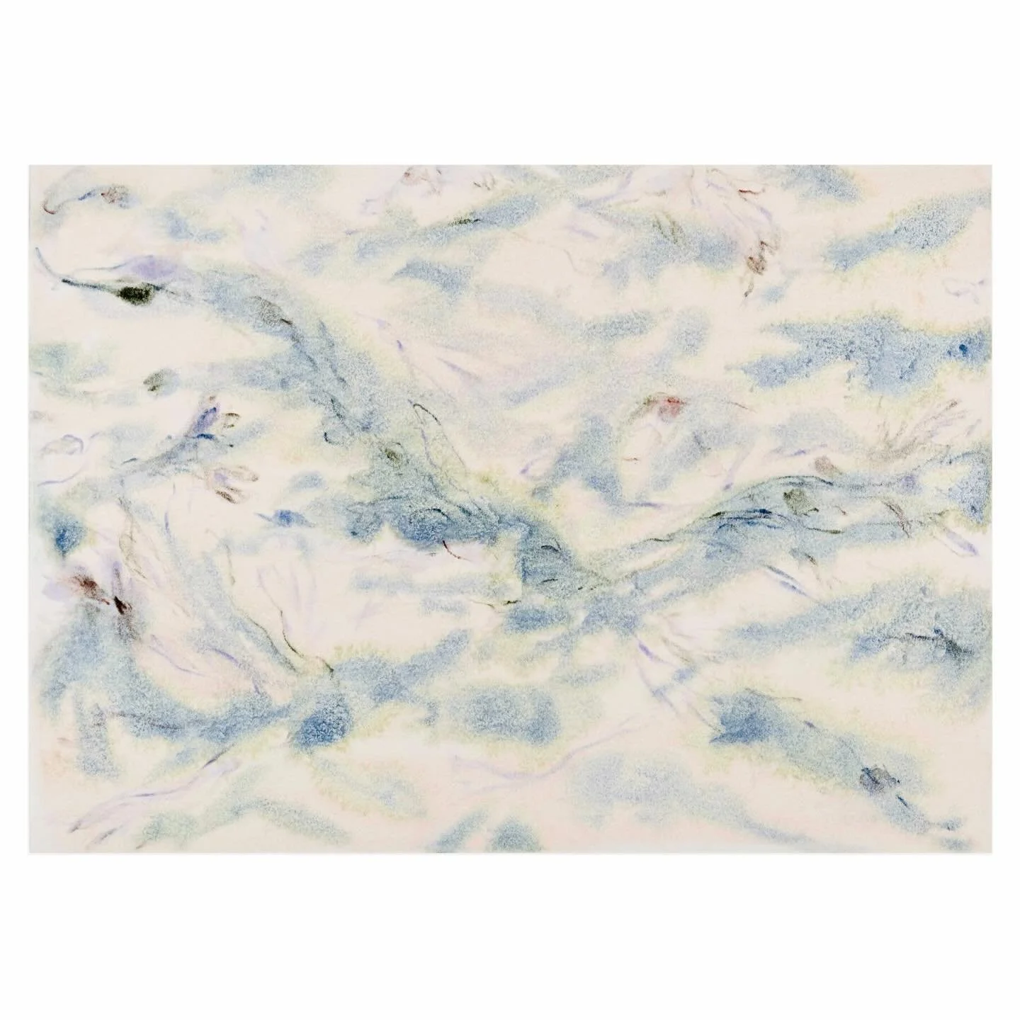 Painting and drawing to convey the soft ebb and flow of the Sussex shoreline.  Mixing elements of land and sea: watercolour, ground chalk and pastel pigments.

#watercolour #pastel #chalk #sea #shore