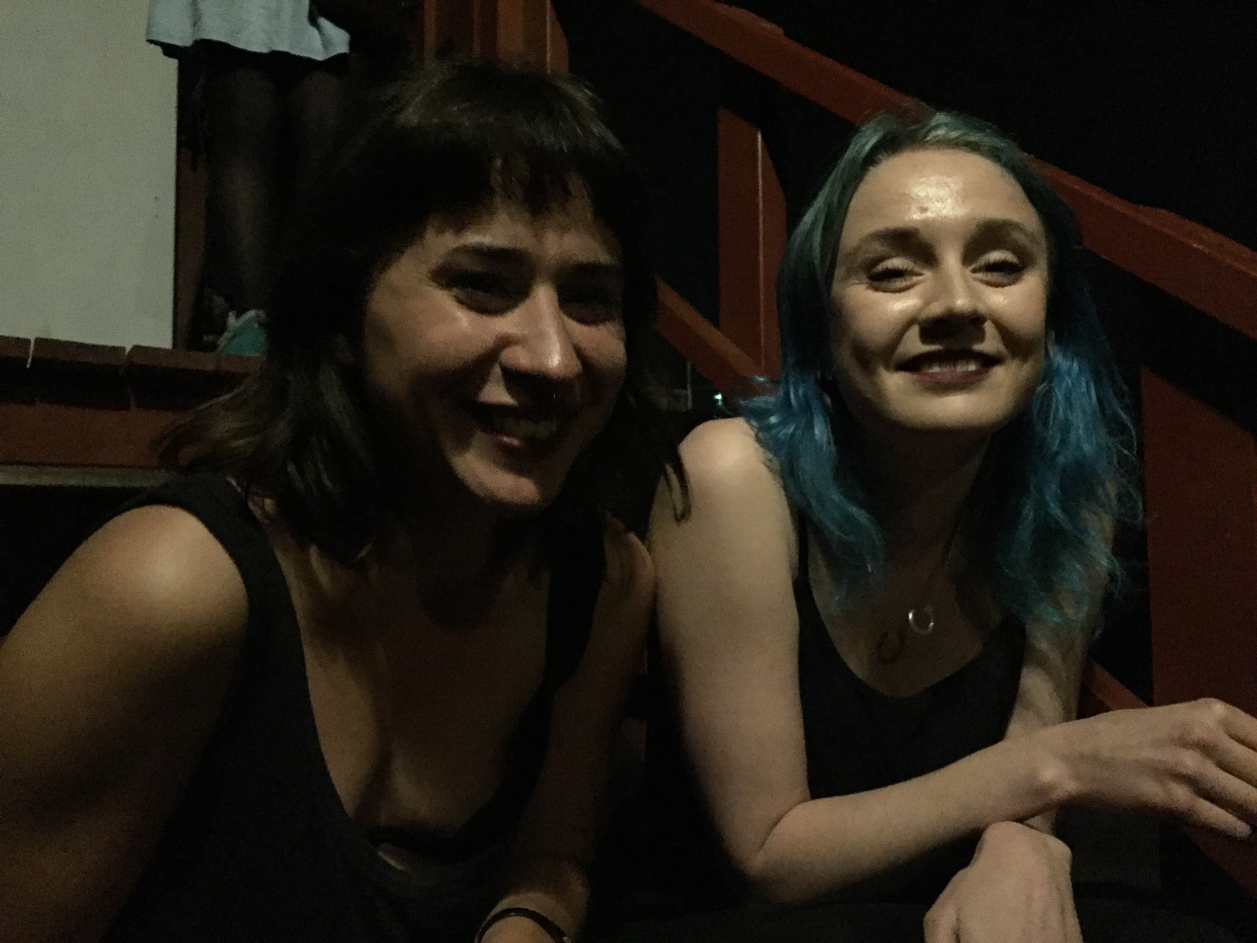 Debut – Nora and Klara, fucking happy about their set which made us fucking happy.