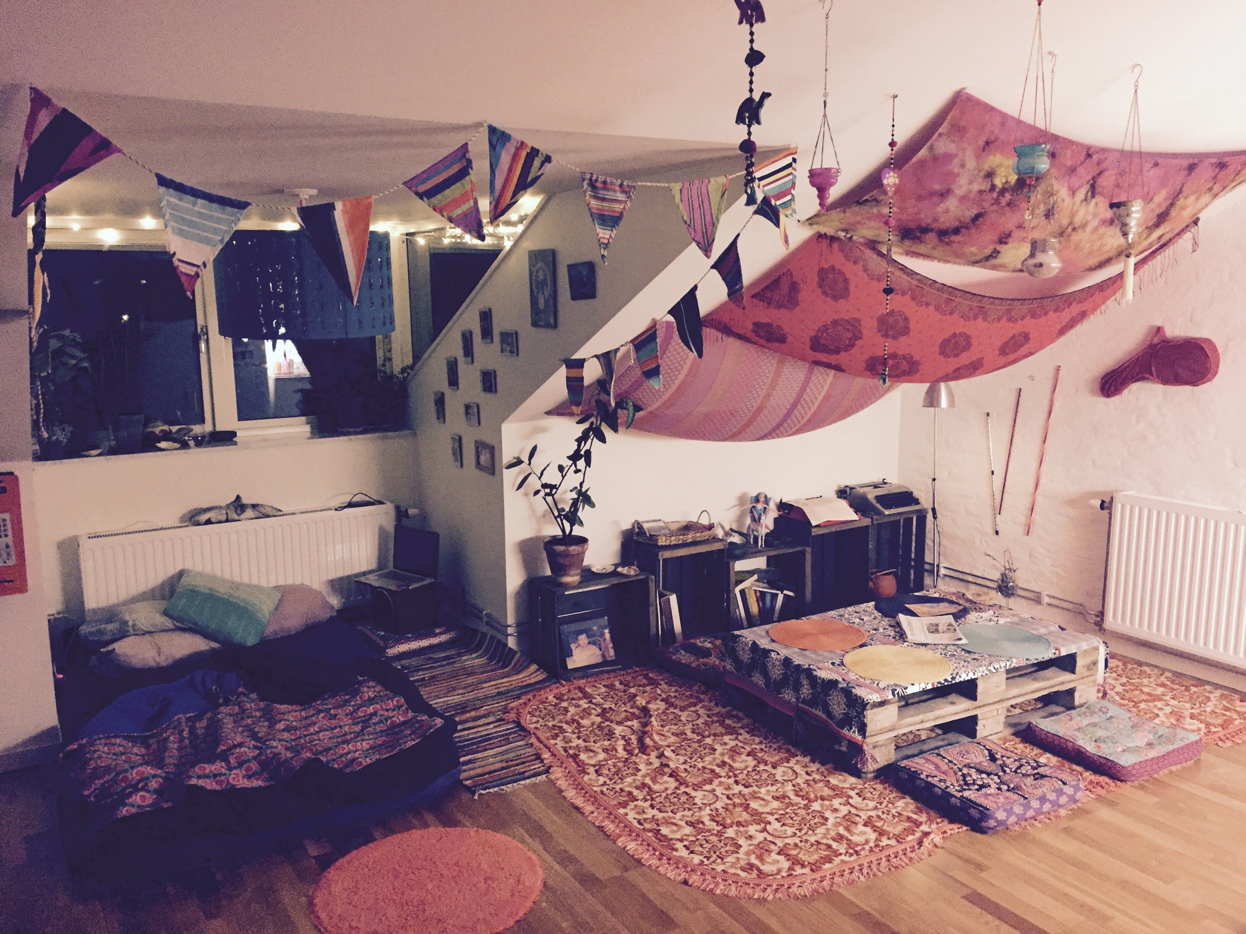 My studio apartment cost 800 SGD a month. But does big house mean big happiness?