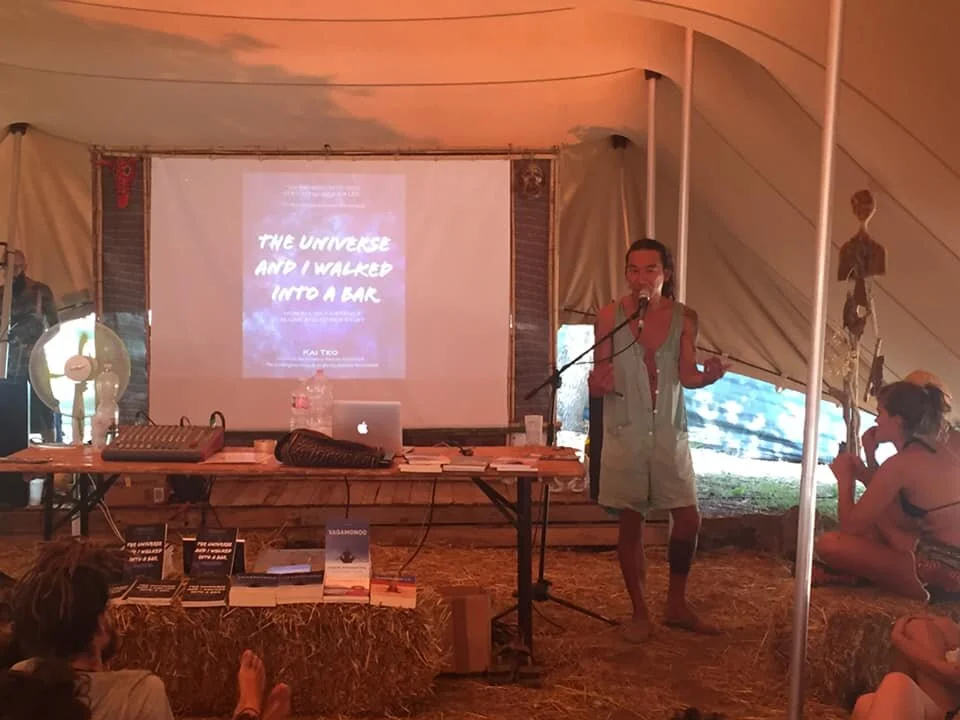 My little lecture and presentation of The Universe and I Walked into the Bar