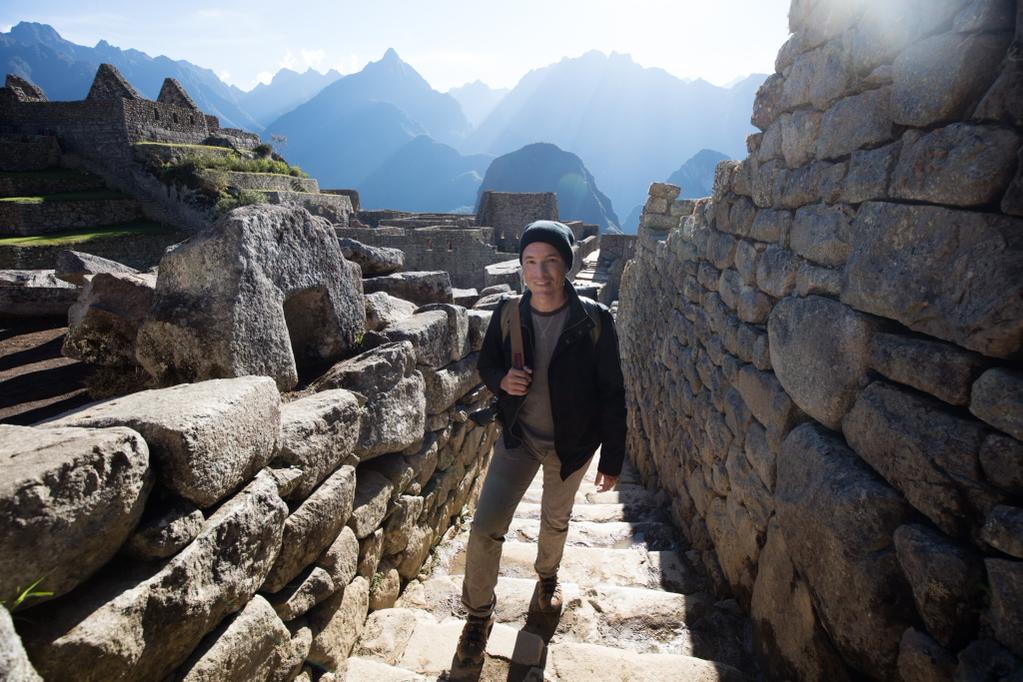 Tony at Machu Picchu, Peru in 2015. Photo by Chelsea Northrup, of course.