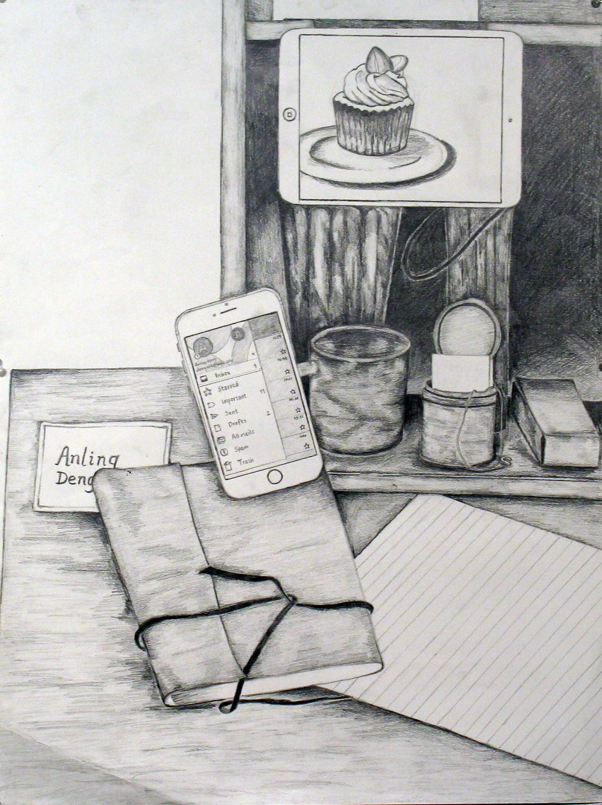 Anling Deng - Graphite on paper