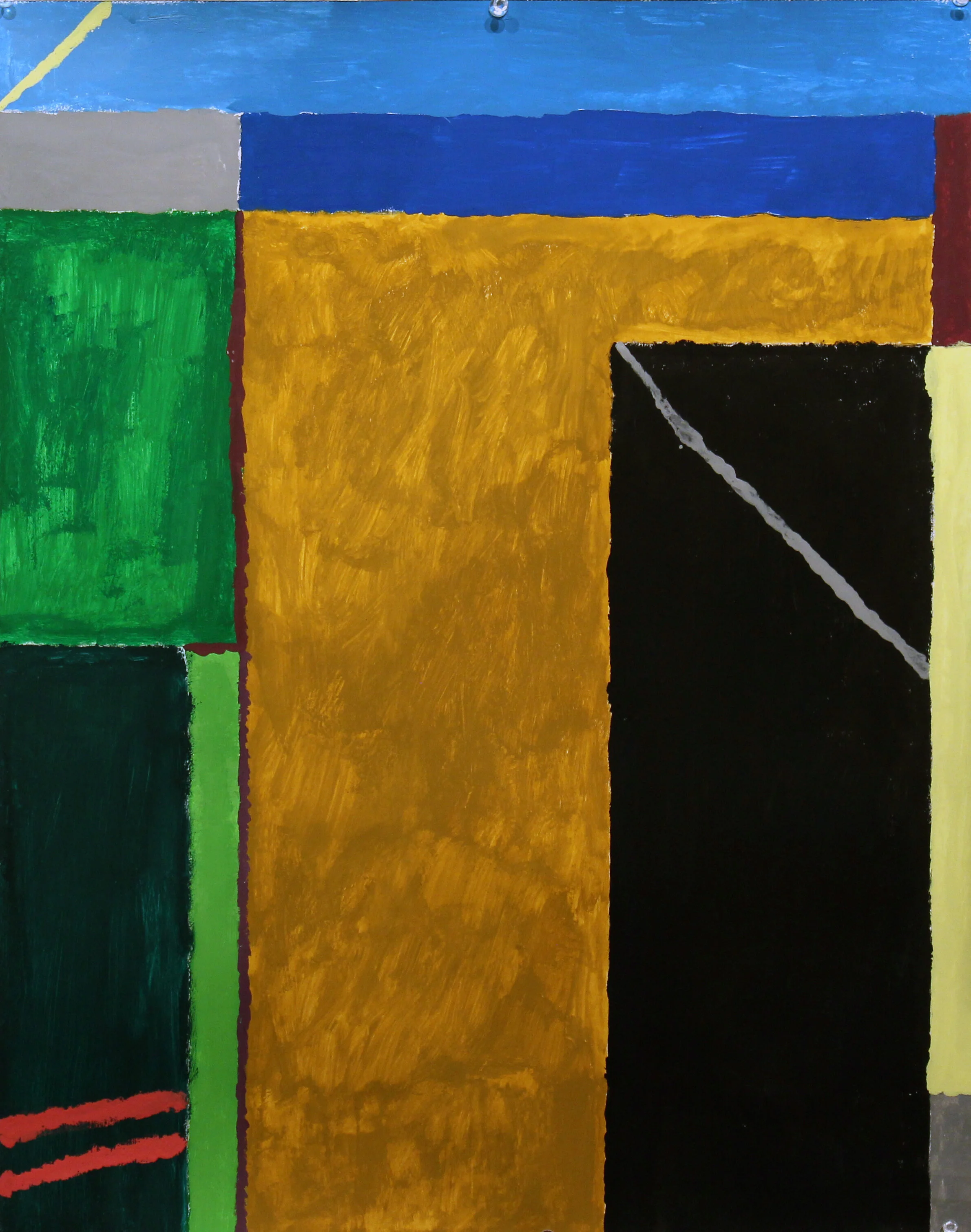 Gabriel Benzecry - After Richard Denbencorn, gouache on paper