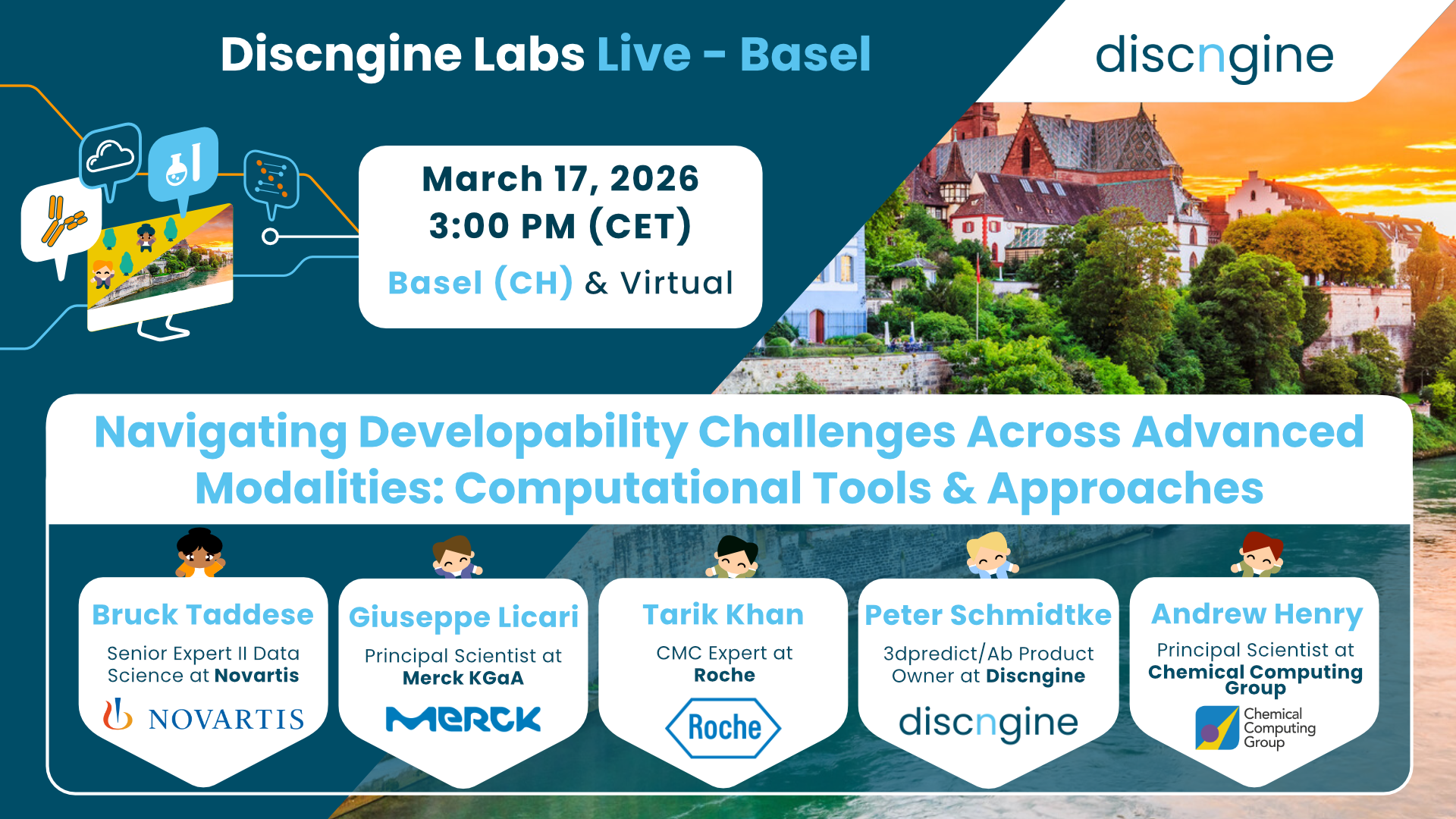 Discngine Labs Live: Navigating Developability Challenges Across Advanced Modalities: Computational Tools &amp; Approaches