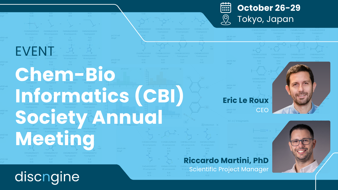 Discngine at Chem-Bio Informatics (CBI) Society Annual Meeting 2026