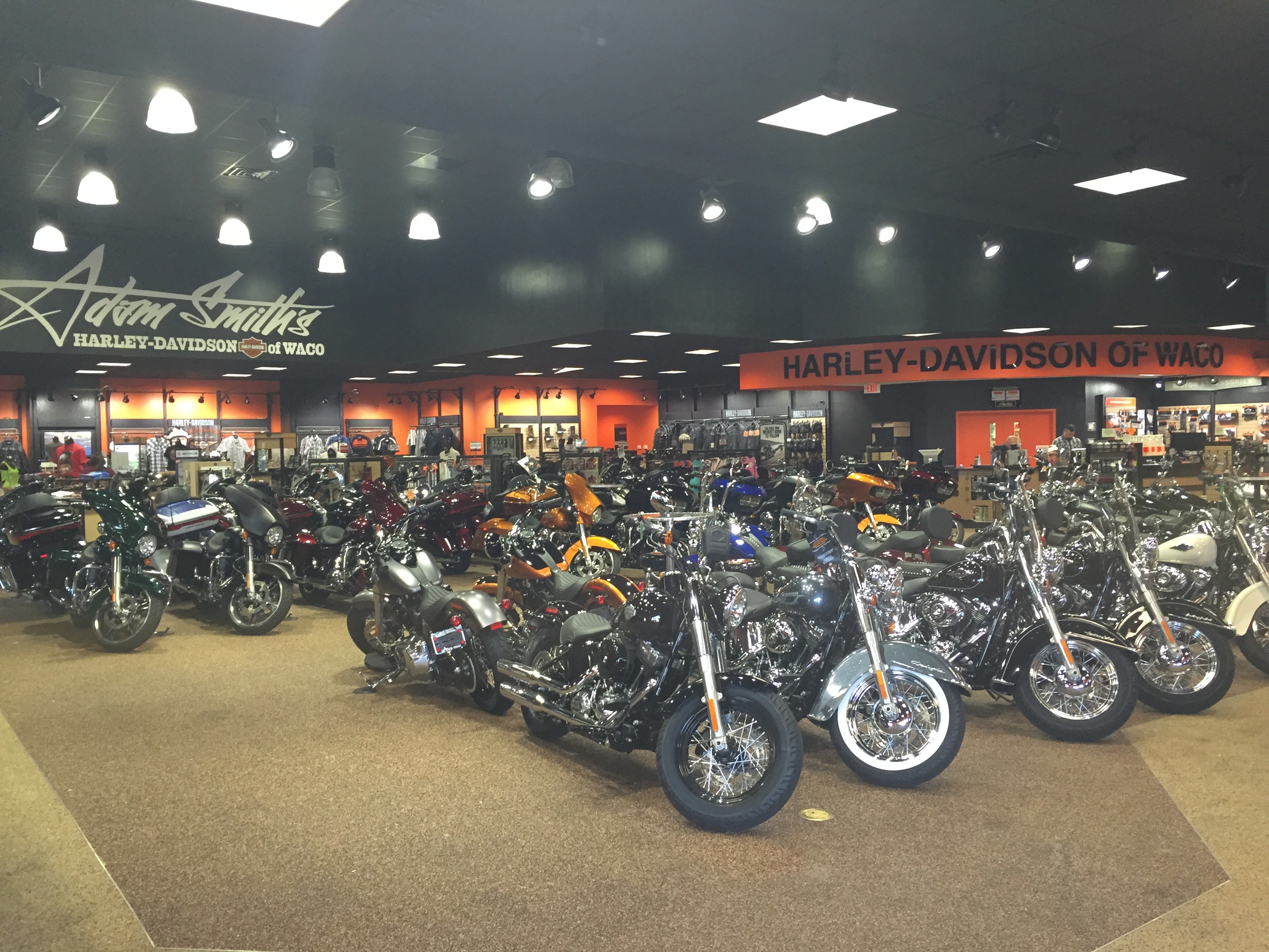 Adam Smith's Harley-Davidson of Waco Remodel completed July 2015