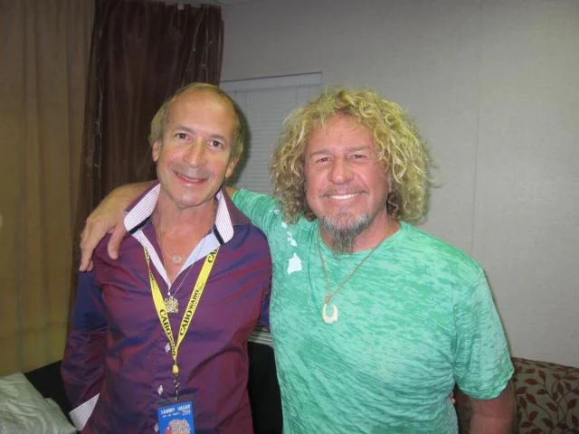 Sammy Hagar & Larry songwriting partners