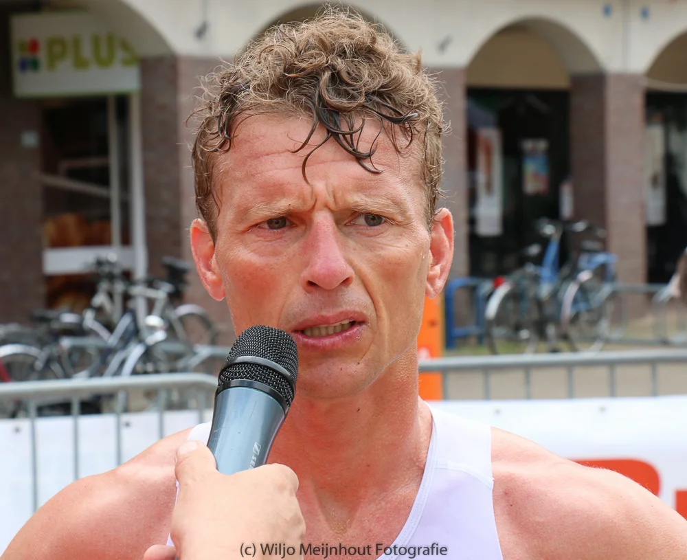 Dirk Wijnalda, winnaar Oostermeent Triathlon 2014