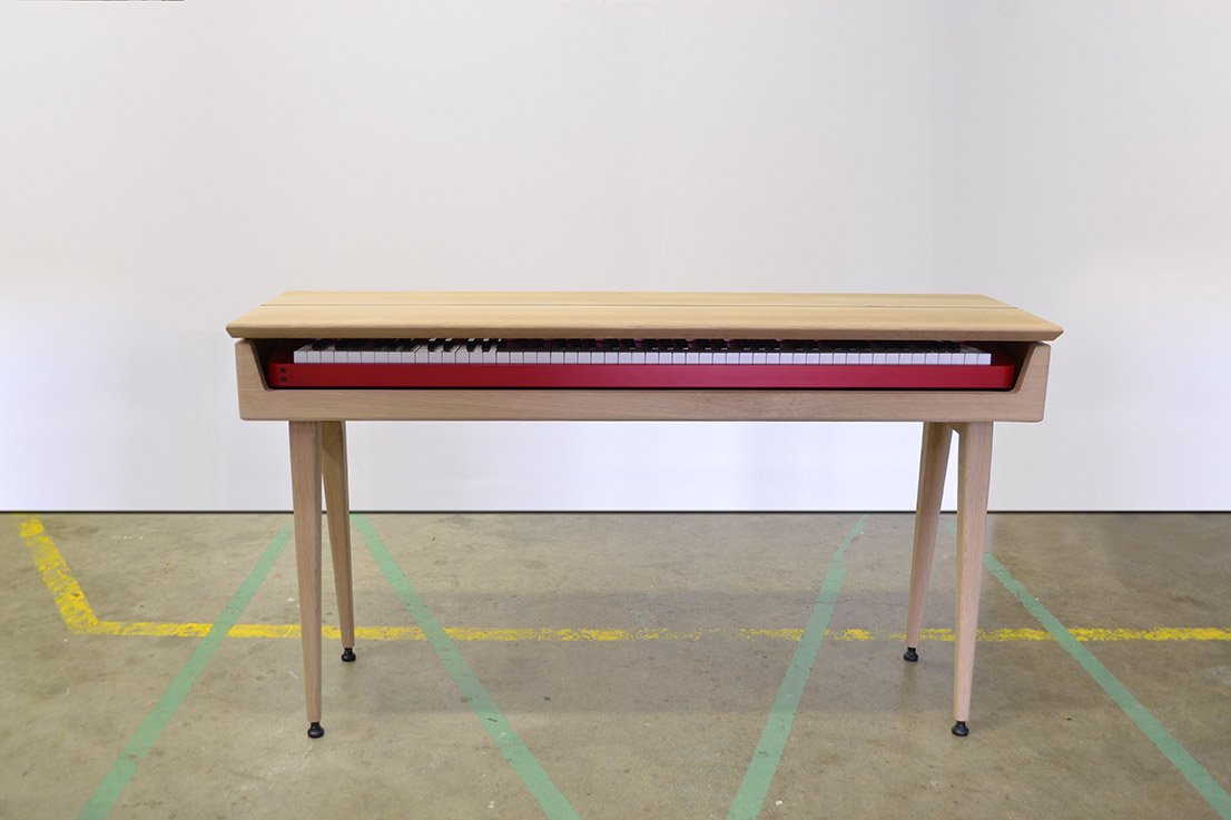 Keyboard desk/case- Arostegui Studio custom furniture 