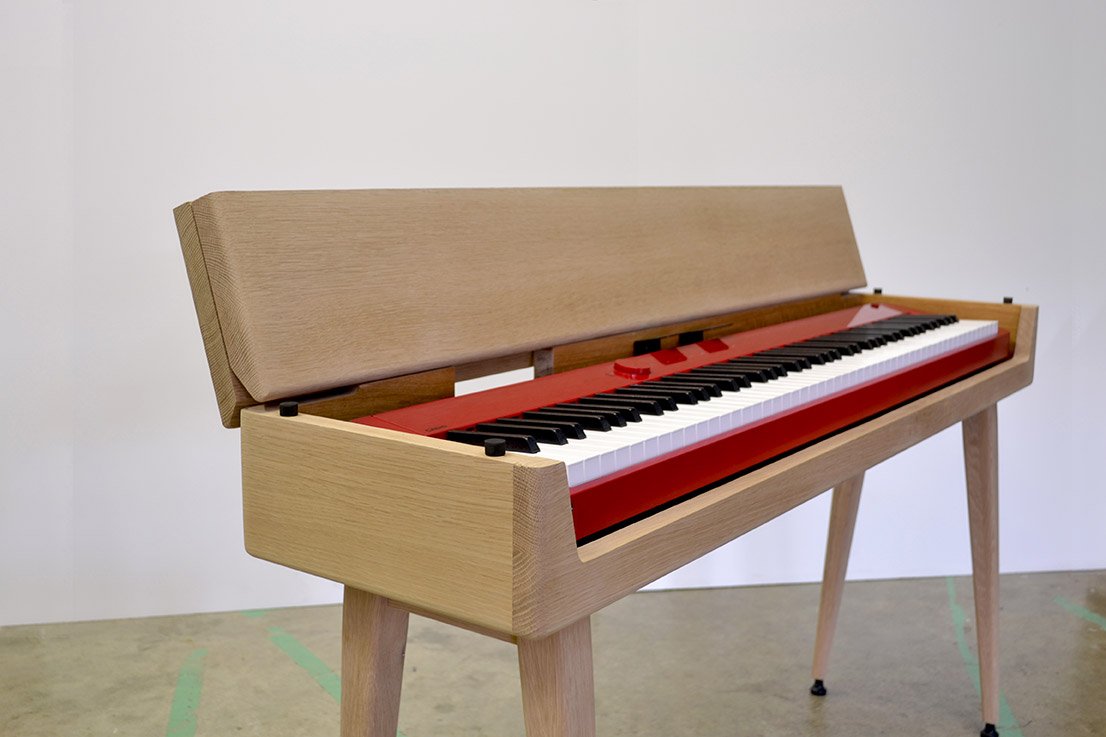 Keyboard desk/case- Arostegui Studio custom furniture 