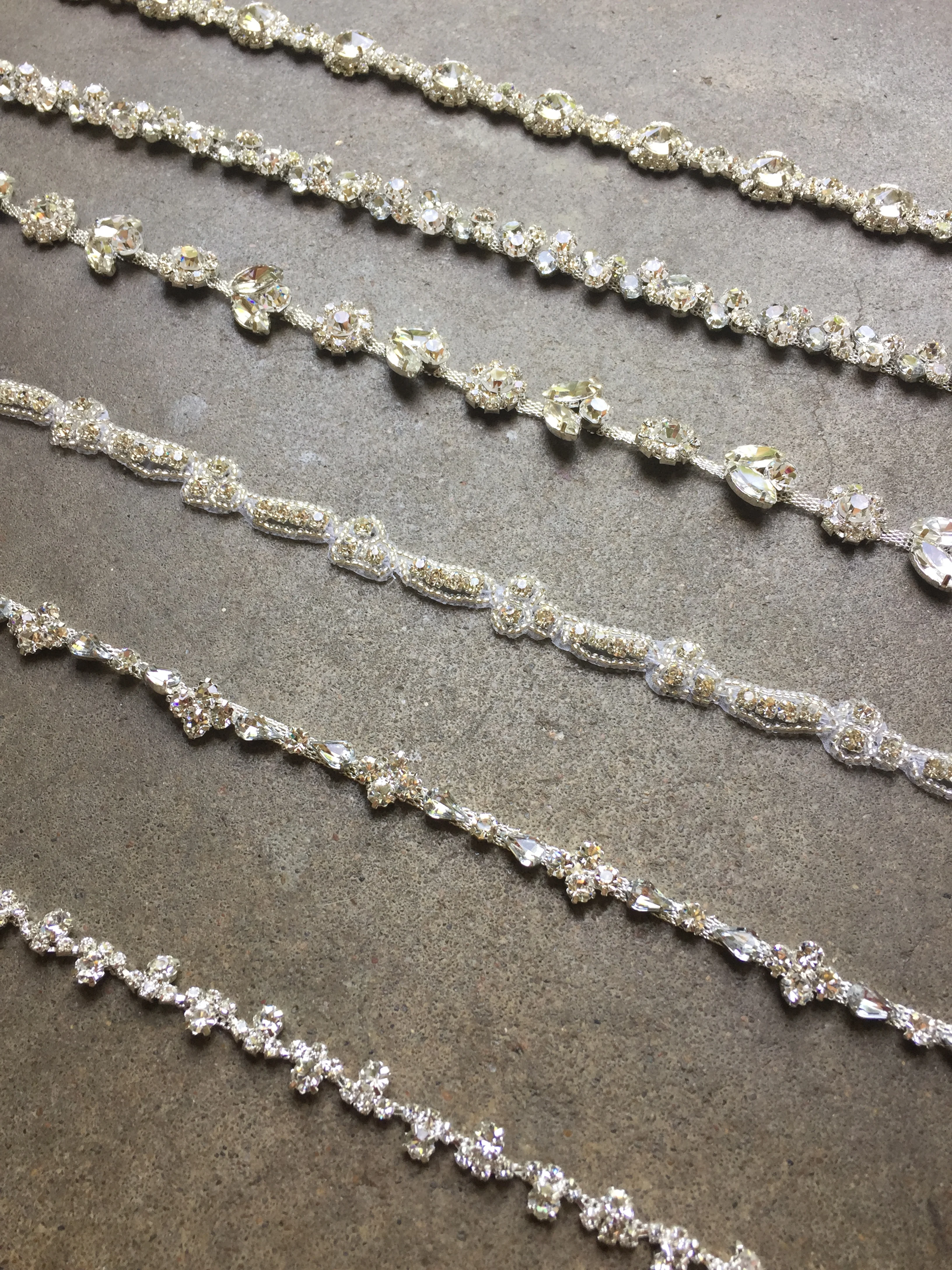 Skinny Bridal Sashes