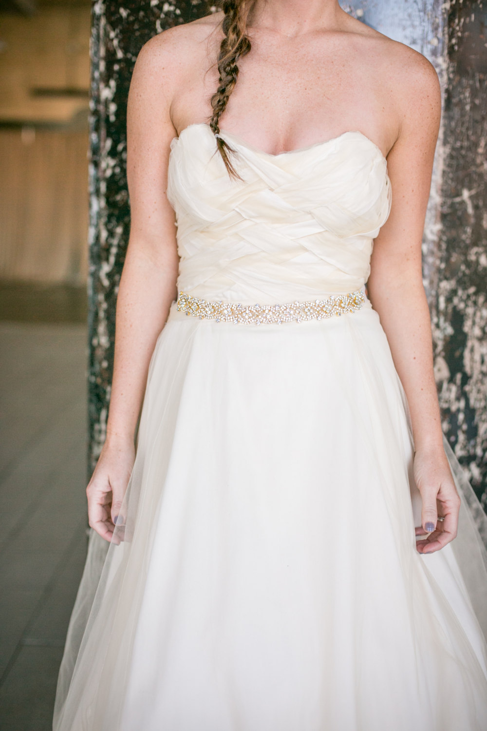 Gold Bridal Sash