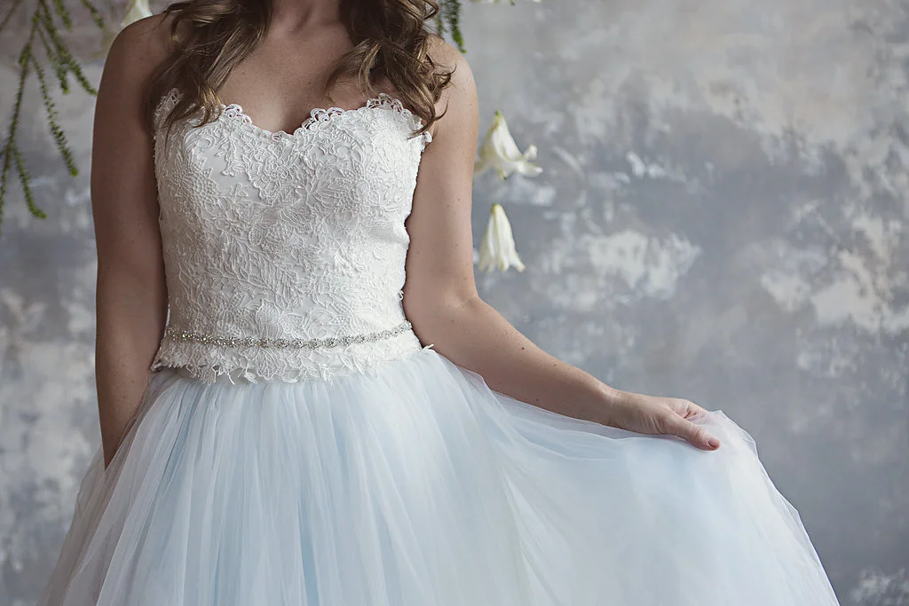 Thin Rhinestone Bridal Sash