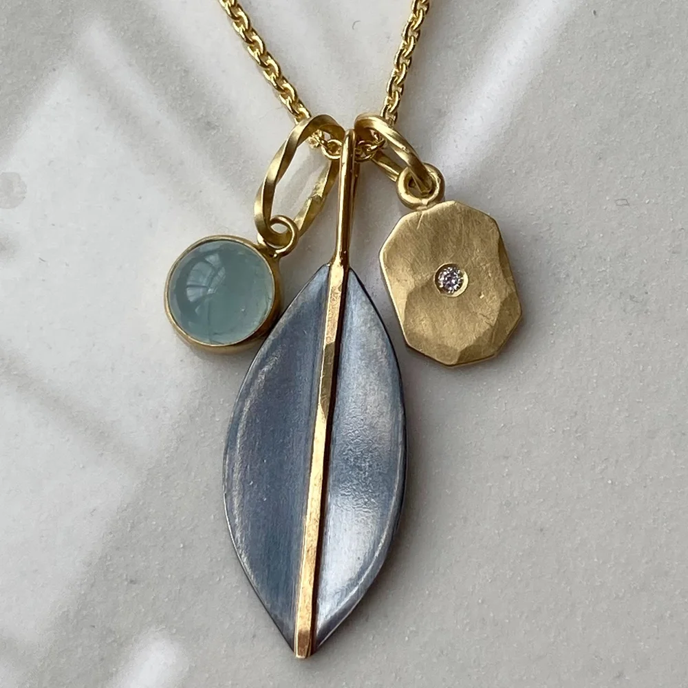 Gemstone Cabochon Pendants, Large — sarah mcguire studio