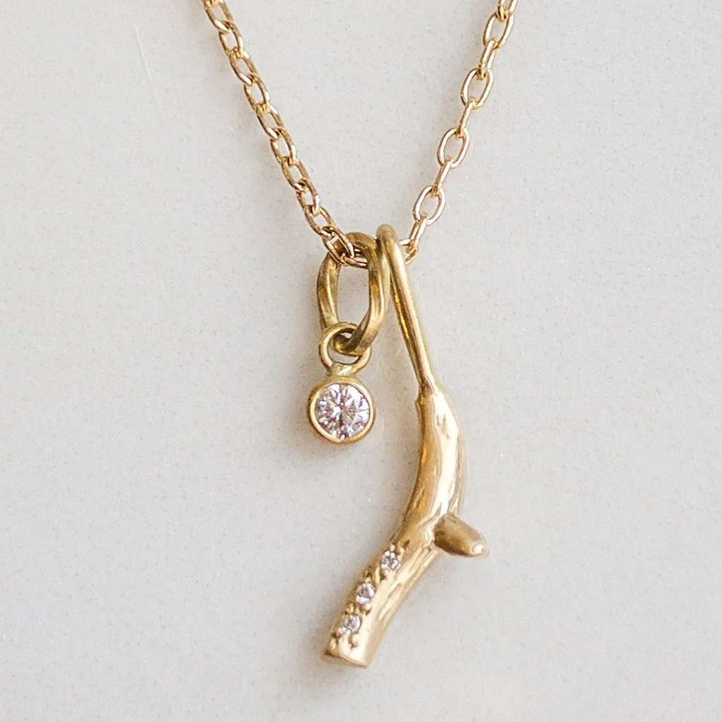 PaveBranchWhiteDiamondPendantGoldChain.jpg