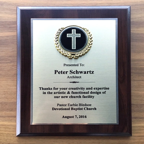 Thank you to everyone at Vessel who had a hand in such a meaningful project. Pastor Earbie Bledsoe, we are grateful for this kind and memorable gift!