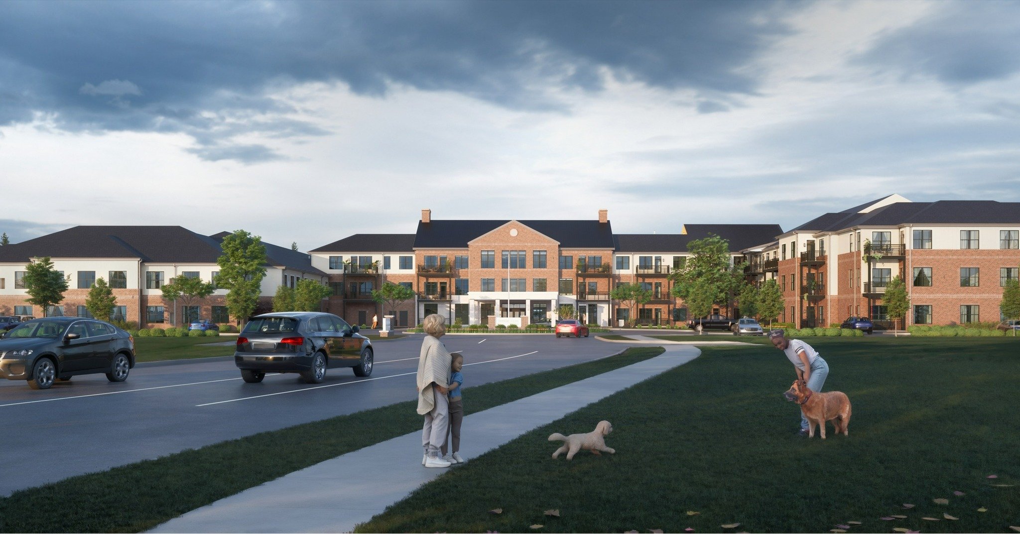 Project Update: Holliday Farms Senior Living

Construction on our newest senior living project, Holliday Farms, is moving along steadily. Brick masonry installation is well underway, windows are in, and the asphalt shingle roof has been completed. De