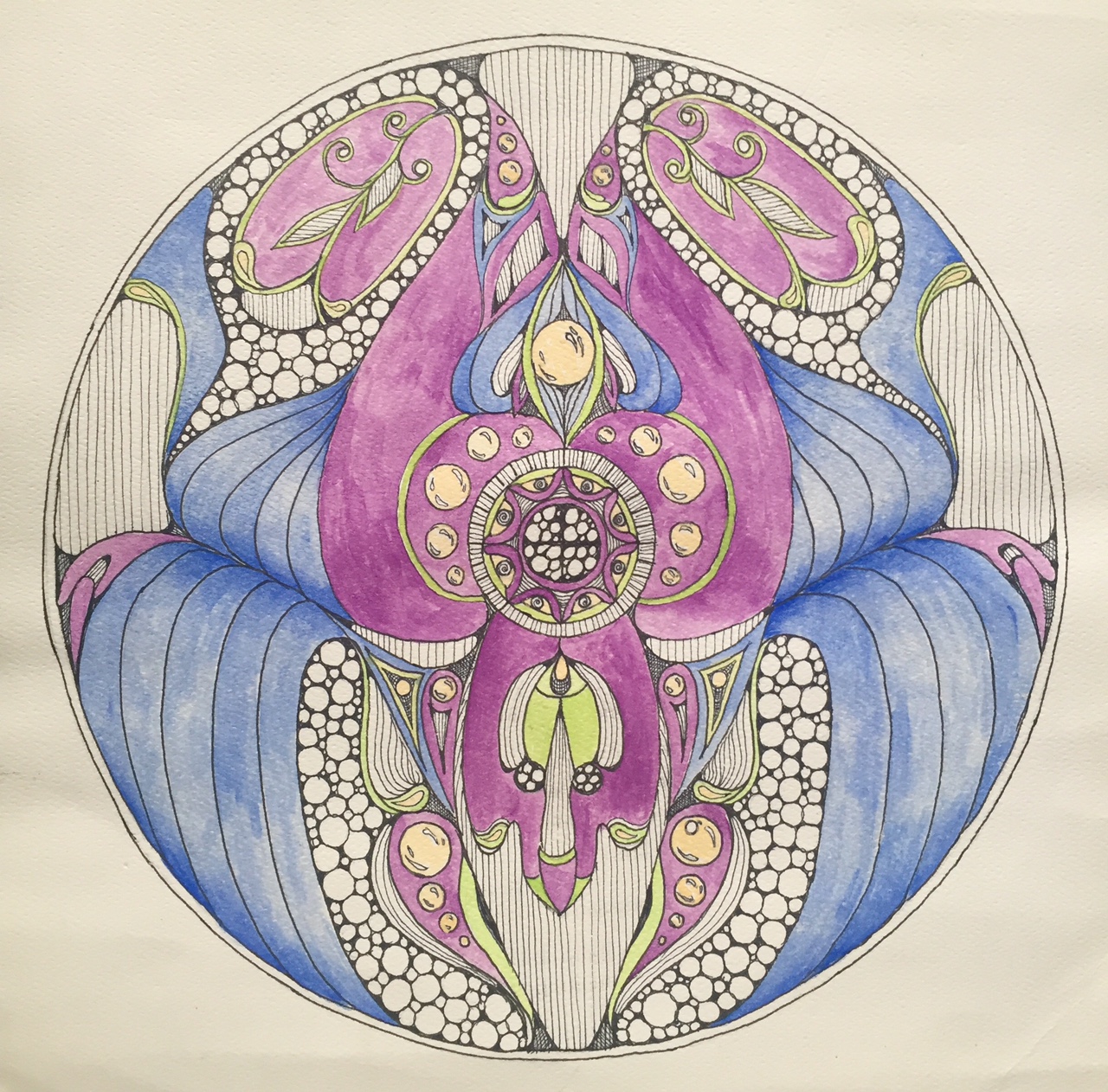 My mandalas represent not just a reverence for spirituality and nature, but an appreciation of the feminine, the esoteric and the erotic.